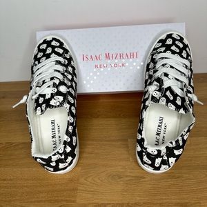 New ISAAC MIZRAHI Reesa Ghost Pattern Halloween Sneakers Shoes (US W 7.5)